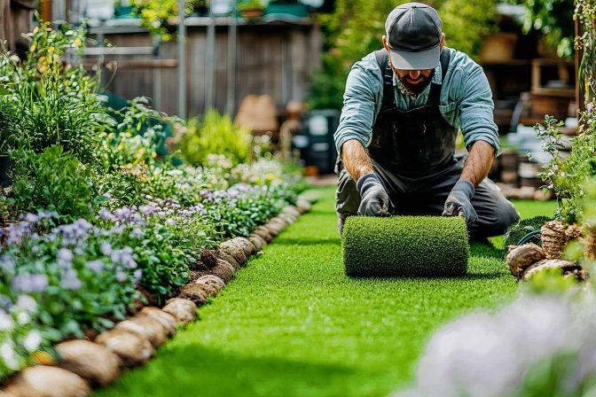 Turf Installation – Garden Lab kertépítés referencia